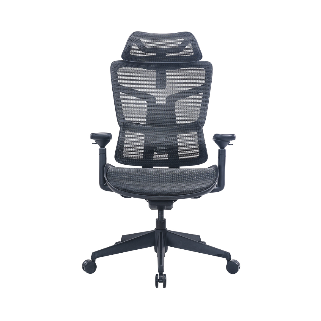 כסא מנהלים – דגם בטרפליי גבוה בד רשת